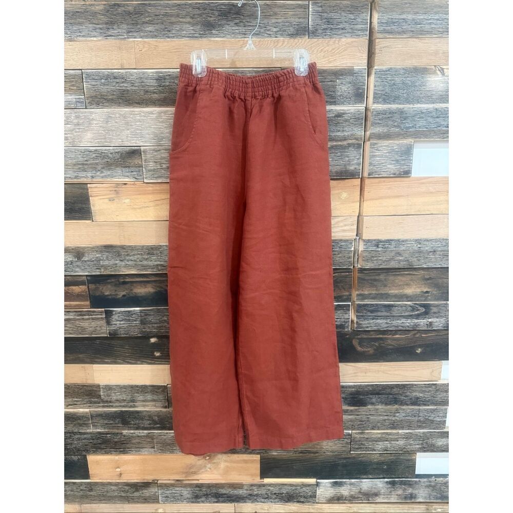 Linenfox pants boho lagenlook relaxed fit sz S